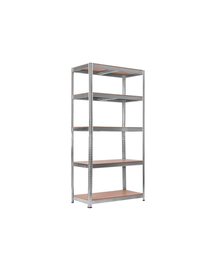 Regał metalowy 180x80x30 cm ocynkowany 5-półkowy z MDF 5 mm Regał metalowy 180x80x30 cm ocynkowany 5-półkowy z MDF 5 mm