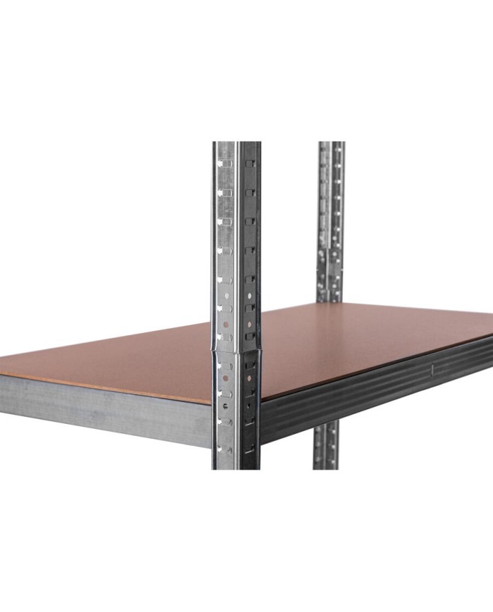 Regał metalowy 180x80x30 cm ocynkowany 5-półkowy z MDF 5 mm Regał metalowy 180x80x30 cm ocynkowany 5-półkowy z MDF 5 mm