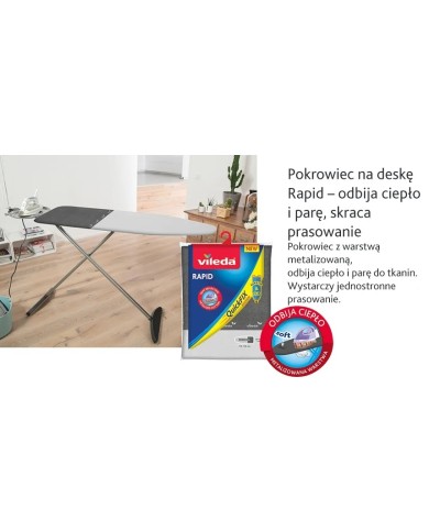 VILEDA pokrowiec na deskę do prasowania - wygoda i jakość VILEDA pokrowiec na deskę do prasowania - wygoda i jakość