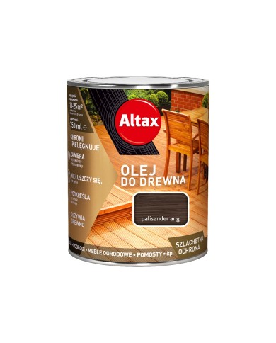 Olej do drewna 0,75 L palisander angielski - ALTAX Olej do drewna 0,75 L palisander angielski - ALTAX