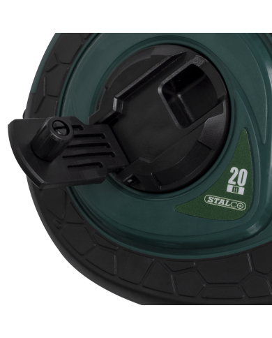 Taśma Miernicza 20m x 15mm z Włókna Szklanego STALCO - Wysoka Jakość Taśma Miernicza 20m x 15mm z Włókna Szklanego STALCO - Wysoka Jakość