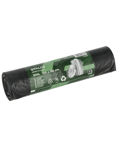 Worki na śmieci 300 L LDPE 10 szt. STALCO - Wysoka jakość Worki na śmieci 300 L LDPE 10 szt. STALCO - Wysoka jakość