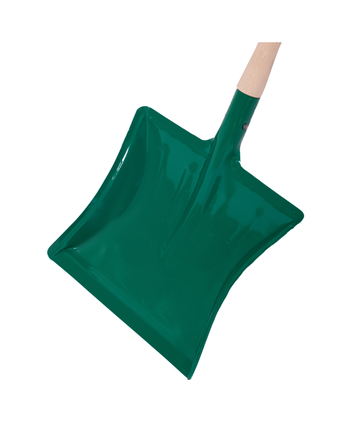 Szufelka Tłoczona 520x225 z Drewnianym Trzonkiem - Wysoka Jakość