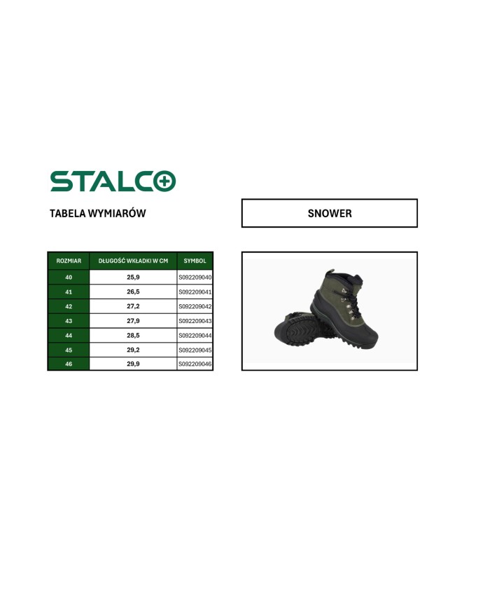 Śniegowce SNOWER roz. 44 - Wygodne i ciepłe STALCO Śniegowce SNOWER roz. 44 - Wygodne i ciepłe STALCO