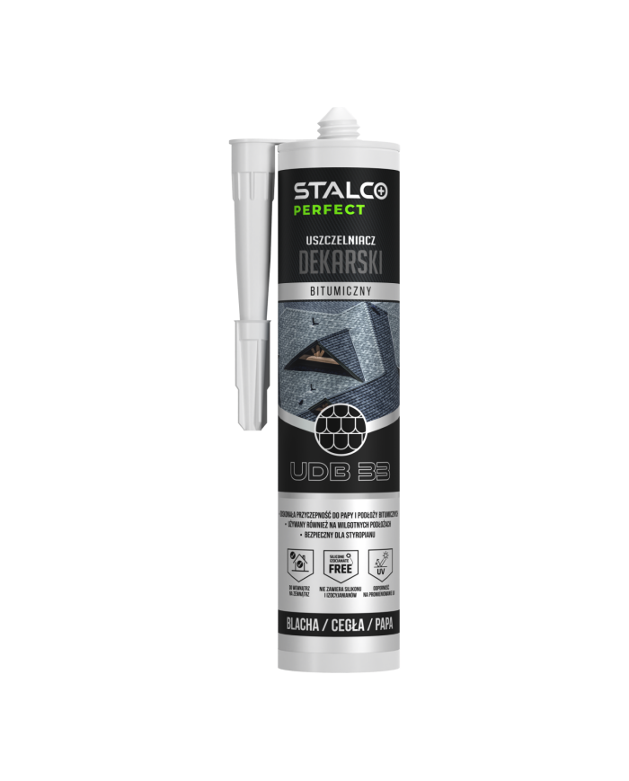 Uszczelniacz Dekarski Bitumiczny 280ml Czarny - Wysoka Jakość