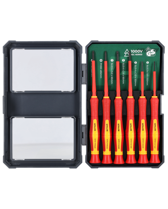 Wkrętaki elektrotechniczne 6 elementów - Wysoka jakość i precyzja