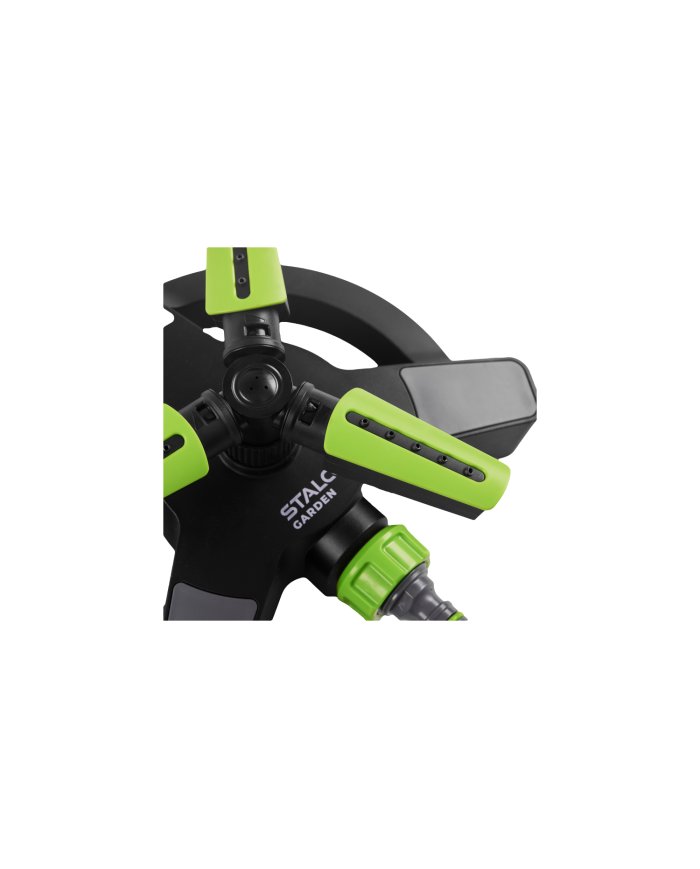 Zraszacz obrotowy trójramienny na podstawie - efektywne nawadnianie