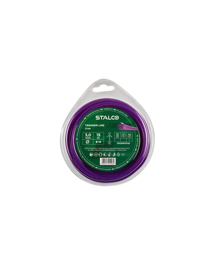 Żyłka tnąca gwiazdka Star 3mm x 15m - Wysoka jakość i trwałość