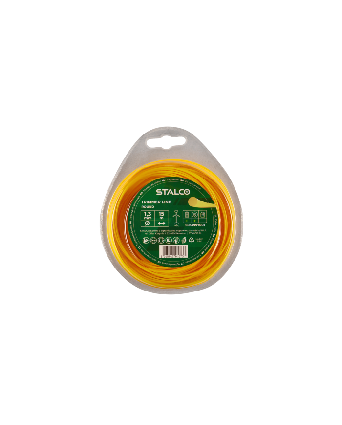 Żyłka tnąca okrągła 1,3mm x 15m - Wysoka jakość i trwałość Żyłka tnąca okrągła 1,3mm x 15m - Wysoka jakość i trwałość