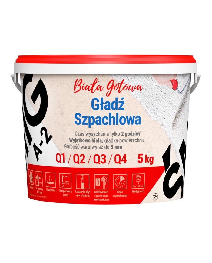 MEGARON Biała zaprawa szpachlowa ŚMIG A-2 PREMIUM 5 kg - Kup teraz! MEGARON Biała zaprawa szpachlowa ŚMIG A-2 PREMIUM 5 kg - Kup teraz!