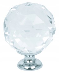 Gałka meblowa Domino Crystal Palace 40 mm M6 - Biały kolor Gałka meblowa Domino Crystal Palace 40 mm M6 - Biały kolor
