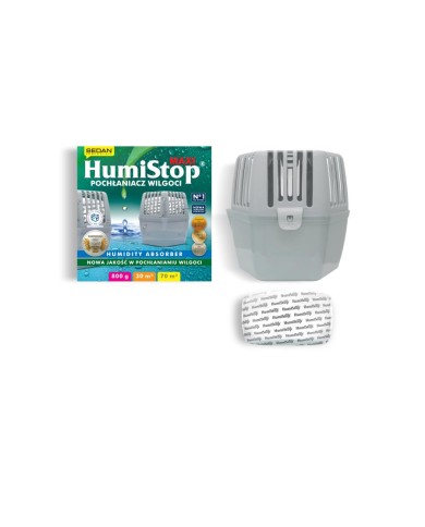 Pochłaniacz wilgoci Humistop 800 g Maxi - Skuteczna ochrona SEDAN Pochłaniacz wilgoci Humistop 800 g Maxi - Skuteczna ochrona SEDAN