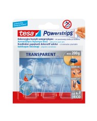 Haczyk samoprzylepny Powerstrips TESA - przezroczysty, do 200 g Haczyk samoprzylepny Powerstrips TESA - przezroczysty, do 200 g