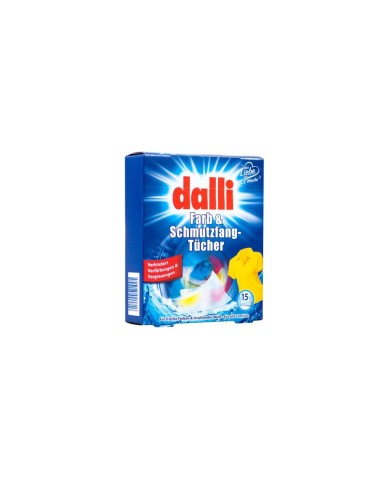 DALLI 15szt Chusteczki do prania kolorowych tkanin - Skuteczne! DALLI 15szt Chusteczki do prania kolorowych tkanin - Skuteczne!