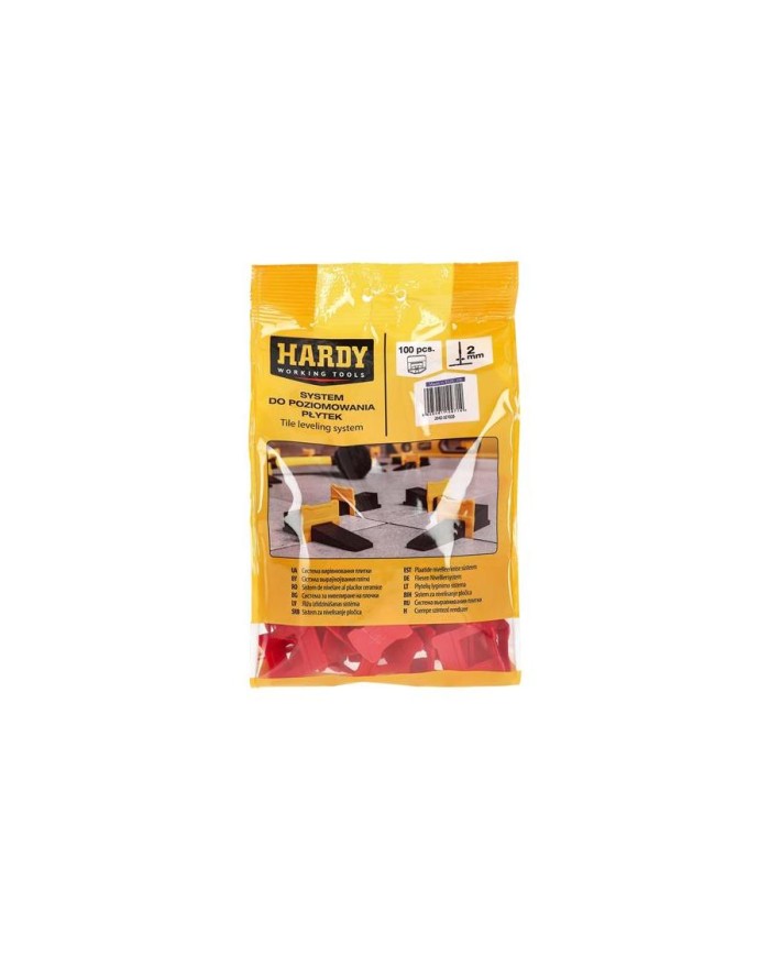 HARDY Klipsy Fuga 2mm - Opakowanie 100 sztuk | Najlepsza cena HARDY Klipsy Fuga 2mm - Opakowanie 100 sztuk | Najlepsza cena