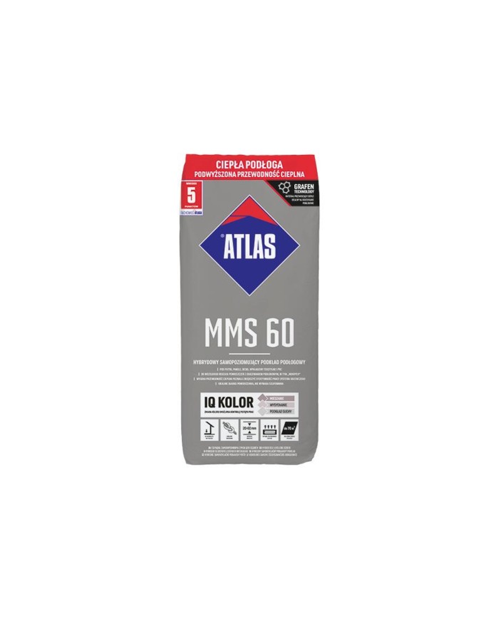 Atlas MMS 60 - Hybrydowy Samopoziomujący Podkład Podłogowy Atlas MMS 60 - Hybrydowy Samopoziomujący Podkład Podłogowy