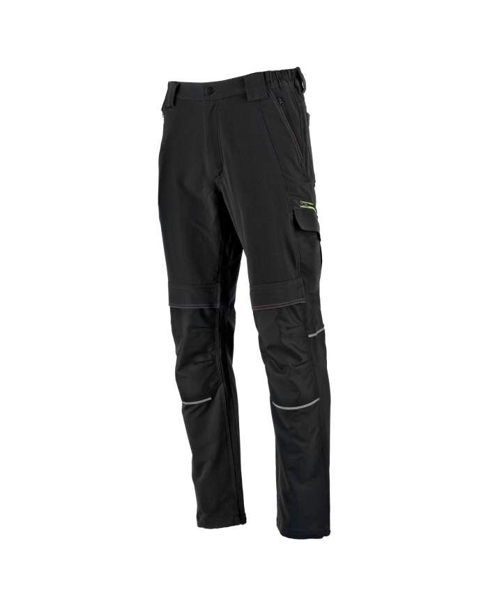 Spodnie robocze do pasa czarne "L" - wygoda i trwałość