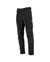 Spodnie robocze do pasa czarne "L" - wygoda i trwałość