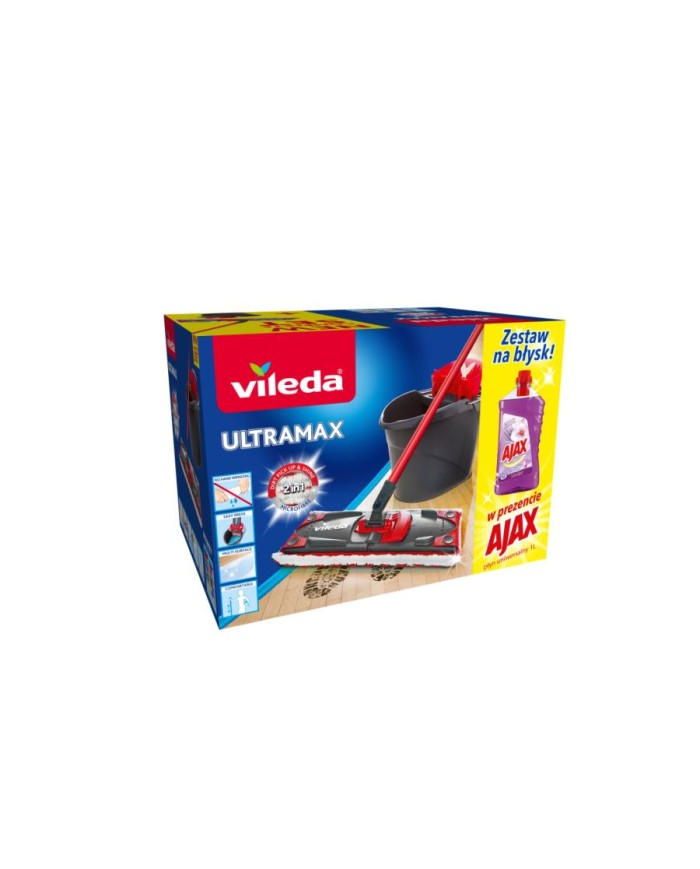 VILEDA Mop Płaski ULTRAMAX Box - Skuteczne Sprzątanie