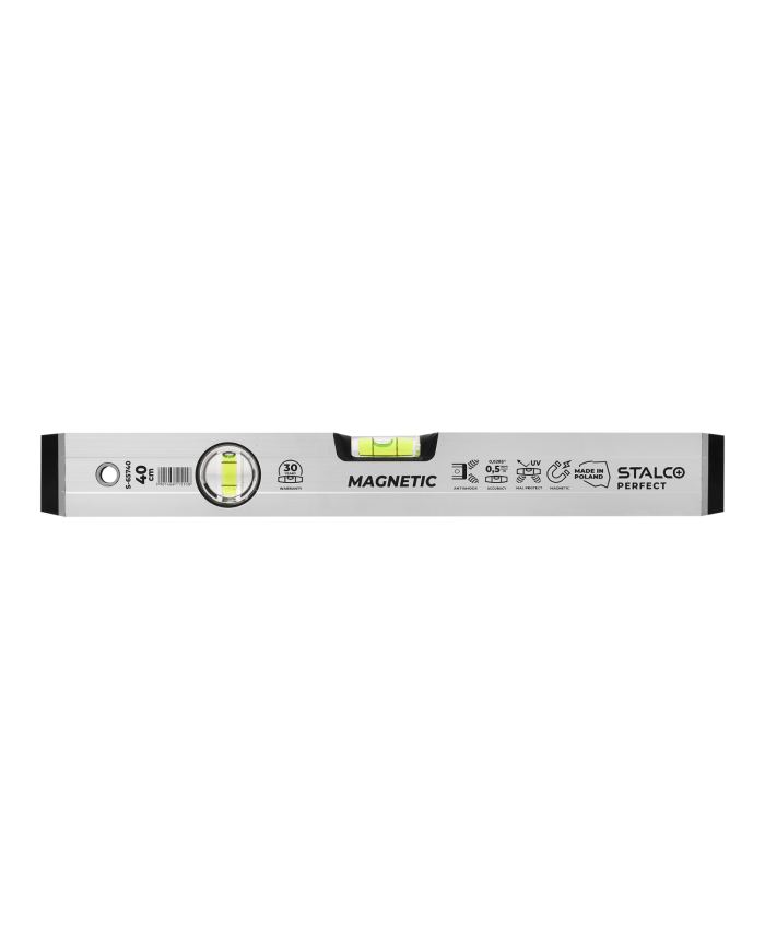 STALCO Poziomnica 40cm z Magnesem - Precyzyjne Mierzenie