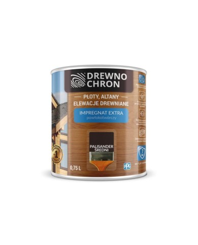 Impregnat do drewna Extra palisander 0,75 L - DREWNOCHRON Impregnat do drewna Extra palisander 0,75 L - DREWNOCHRON