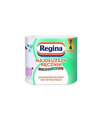 REGINA NAJDŁUŻSZY 24 - Ręcznik kuchenny papierowy 2V REGINA NAJDŁUŻSZY 24 - Ręcznik kuchenny papierowy 2V