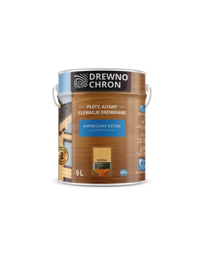 PPG Drewnoch. Impr. Ex. Powłok. Sosna 9L - Ochrona i Estetyka PPG Drewnoch. Impr. Ex. Powłok. Sosna 9L - Ochrona i Estetyka