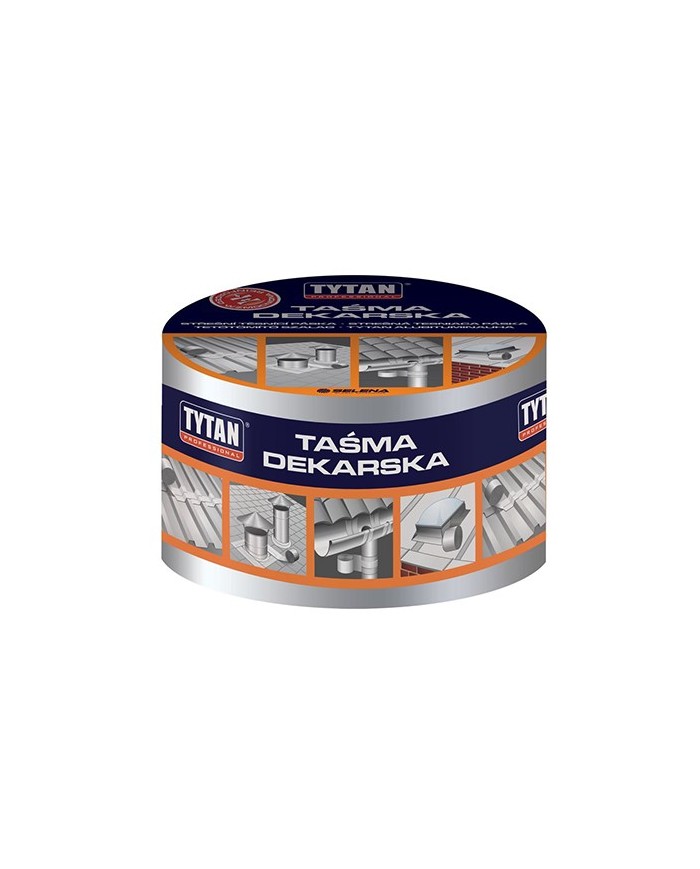 Taśma Dekarska BIT Tytan Alum 100mm x 10m - Wysoka Jakość
