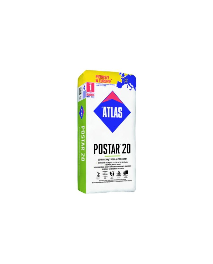 POSTAR 20 - Szybkoschnący podkład cementowy 25kg - Wysoka jakość POSTAR 20 - Szybkoschnący podkład cementowy 25kg - Wysoka jakość