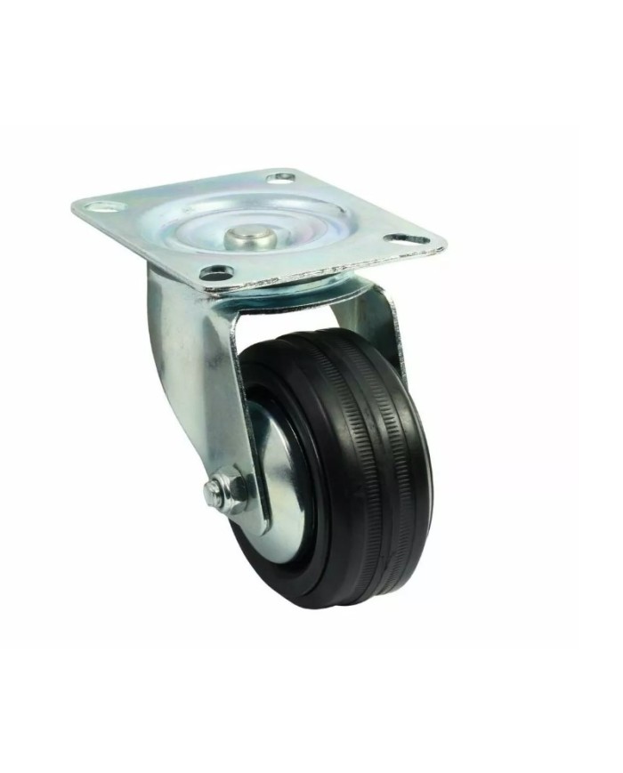 Zestaw jezdny 8mm/80kg z czarnym kołem - Płyta obrotowa DOMINO