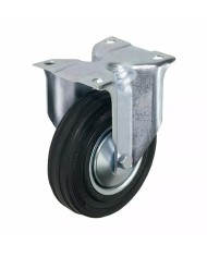 Zestaw jezdny DOMINO z czarnym kołem 125/125kg - Płyta stała Zestaw jezdny DOMINO z czarnym kołem 125/125kg - Płyta stała