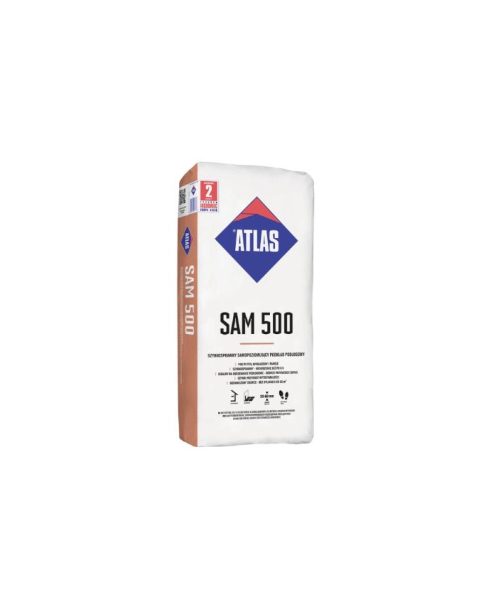 ATLAS SAM 500 - 25 kg: Wysokiej jakości materiał budowlany ATLAS SAM 500 - 25 kg: Wysokiej jakości materiał budowlany