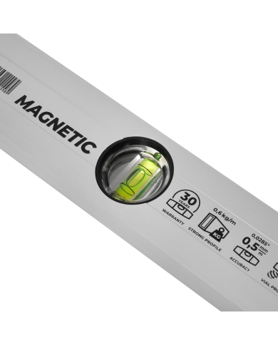 Poziomnica aluminiowa 100cm z magnesem - precyzyjne pomiary