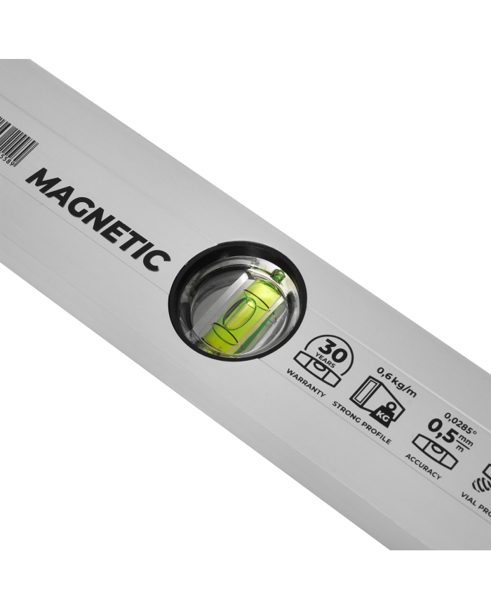 Poziomnica aluminiowa 100cm z magnesem - precyzyjne pomiary