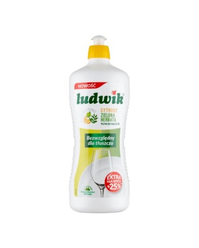 Ludwik Płyn do mycia naczyń Cytrusy 900ml - Skuteczna czystość Ludwik Płyn do mycia naczyń Cytrusy 900ml - Skuteczna czystość