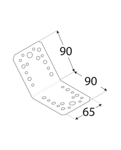 Klr 3 90x90x65 kątownik 135° równy - Wysoka jakość i precyzja Klr 3 90x90x65 kątownik 135° równy - Wysoka jakość i precyzja