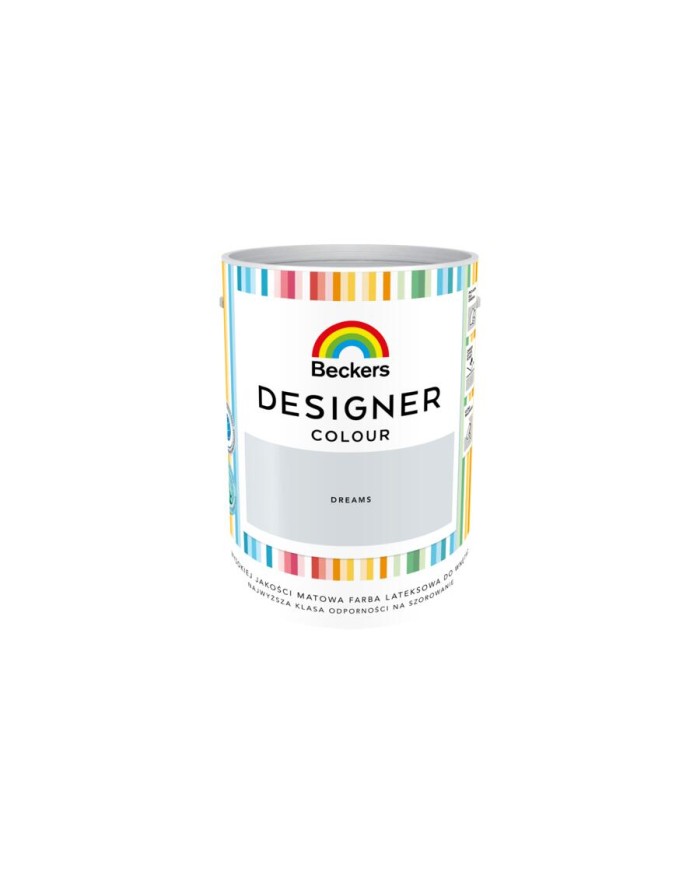 Farba Lateksowa BECKERS DESIGNER COLOUR DREAMS 5L - Wysoka Jakość Farba Lateksowa BECKERS DESIGNER COLOUR DREAMS 5L - Wysoka Jakość