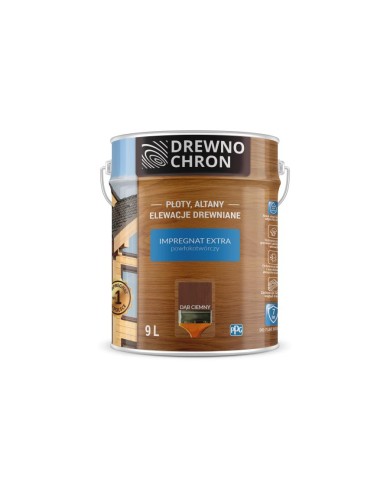 Drewnochron Dąb Ciemny 9L - Powłokotwórczy Środek do Drewna