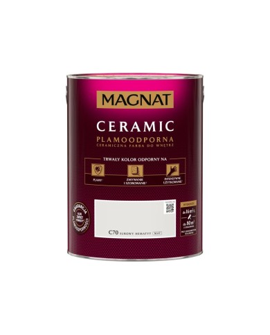 Magnat Ceramic SUROWY HEMATYT 5L - Farba do wnętrz Magnat Ceramic SUROWY HEMATYT 5L - Farba do wnętrz
