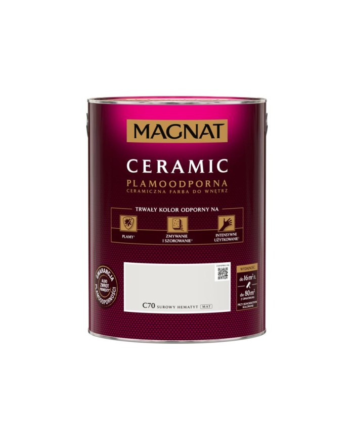 Magnat Ceramic SUROWY HEMATYT 5L - Farba do wnętrz