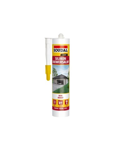 Soudal Silikon uniwersalny czarny 280 mL - Wysoka jakość Soudal Silikon uniwersalny czarny 280 mL - Wysoka jakość