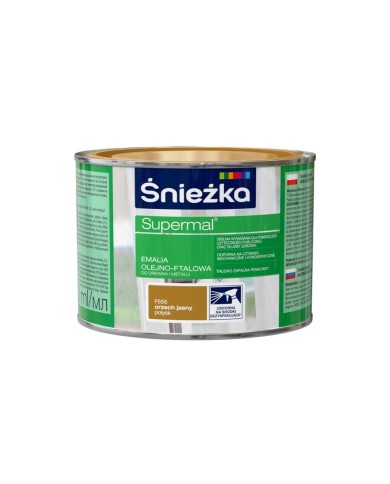 Farba Supermal orzech jasny 0,4 L - ŚNIEŻKA | Wysoka jakość Farba Supermal orzech jasny 0,4 L - ŚNIEŻKA | Wysoka jakość