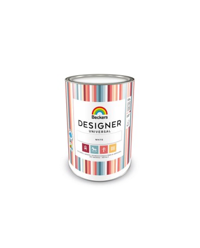 BECKERS DESIGNER UNIVERSAL WHITE 1L - Farba do wnętrz BECKERS DESIGNER UNIVERSAL WHITE 1L - Farba do wnętrz