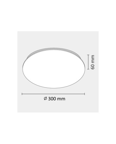 Plafon LED Polux ADAR 13W 900lm 4000K - Nowoczesne Oświetlenie 30cm Plafon LED Polux ADAR 13W 900lm 4000K - Nowoczesne Oświetlenie 30cm