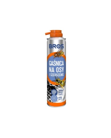 BROS - Gaśnica na osy i szerszenie 300ml - Skuteczna ochrona BROS - Gaśnica na osy i szerszenie 300ml - Skuteczna ochrona