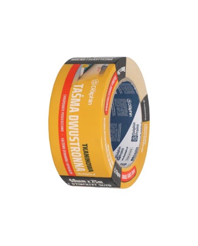 Taśma malarska dwustronna 50 mm - 25 m BLUEDOLPHIN | Wysoka jakość