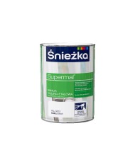 Farba do drewna i metalu biały połysk 0,8 L Supermal ŚNIEŻKA Farba do drewna i metalu biały połysk 0,8 L Supermal ŚNIEŻKA