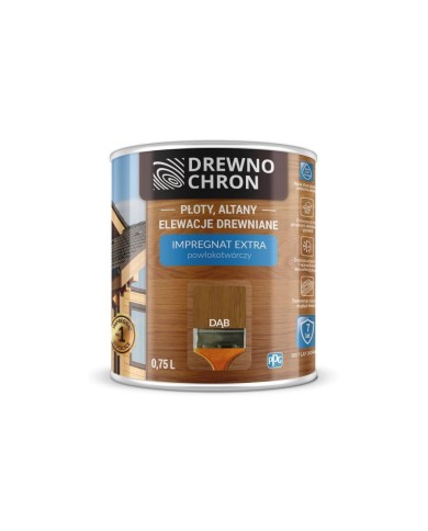 PPG Drewnoch. Impr. Ex. Powłok. Dąb 0,75L - Ochrona i Estetyka PPG Drewnoch. Impr. Ex. Powłok. Dąb 0,75L - Ochrona i Estetyka