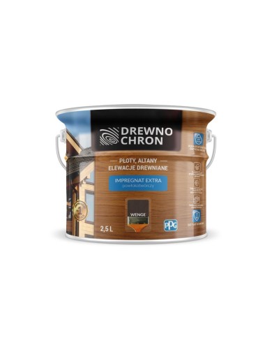 Impregnat do drewna Extra Wenge 2,5 L - DREWNOCHRON Impregnat do drewna Extra Wenge 2,5 L - DREWNOCHRON