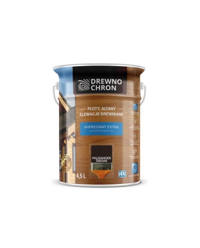 Impregnat do drewna Extra palisander 4,5 L - DREWNOCHRON Impregnat do drewna Extra palisander 4,5 L - DREWNOCHRON